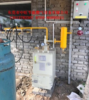 中旺星100KG液化气汽化器工厂安装实例