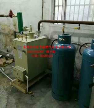100KG落地式汽化器配套杭州中能锅炉安装实例